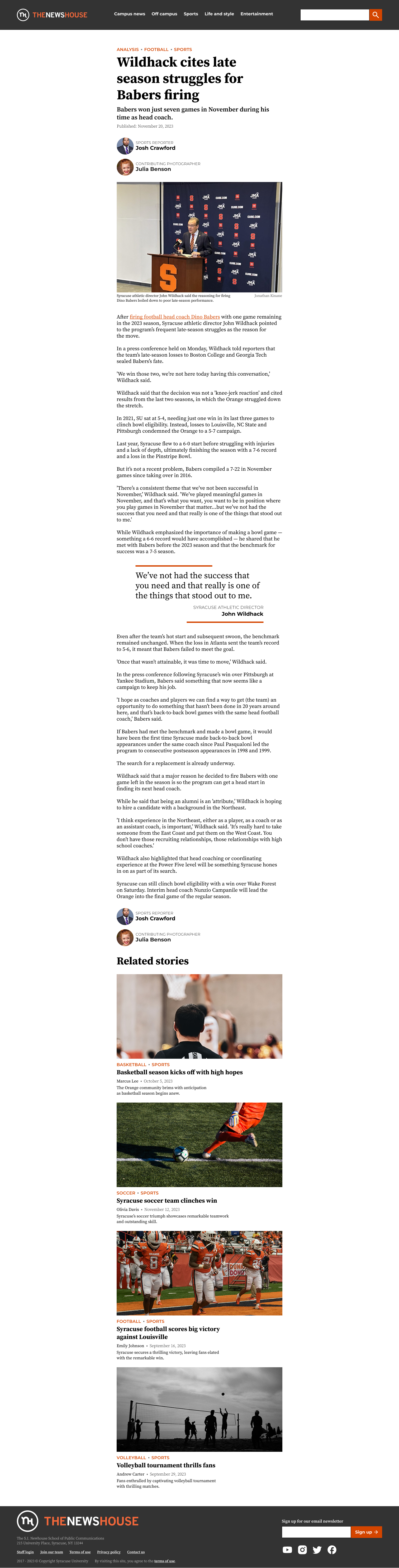 Story page